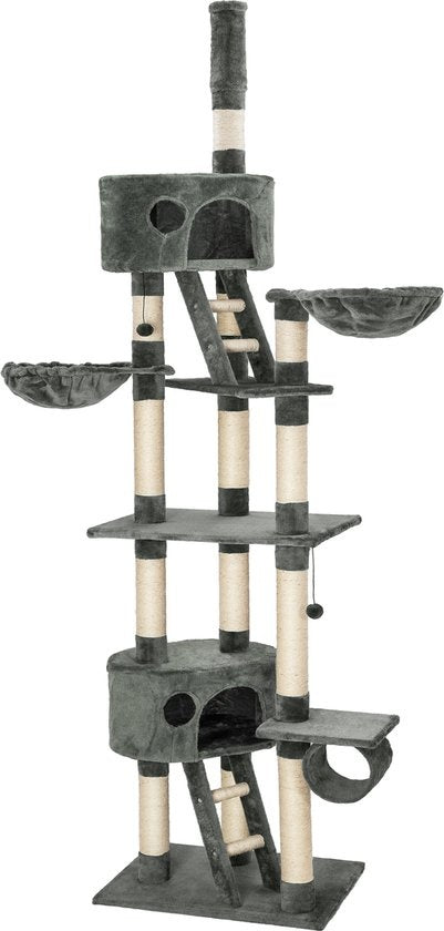tectake 401641 Kratzbaum - Grau - 260 cm