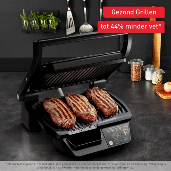 Tefal OptiGrill – GC7P08 – Intelligenter Grill – Schwarz