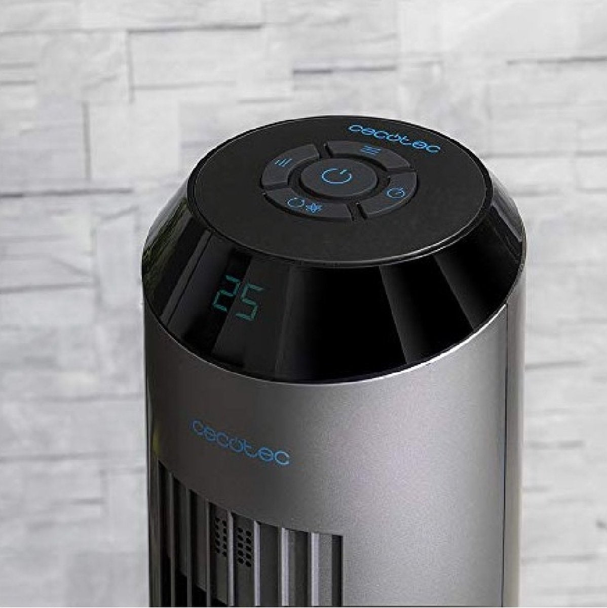 Cecotec Turmventilator 8190 - EnergySilence - Skyline Ionic - 96 cm hoch - Schwarz