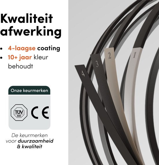 Nolt Deckenleuchte Schwarz - Deckenleuchte E27 Lampe - Industrial - ⌀ 30cm