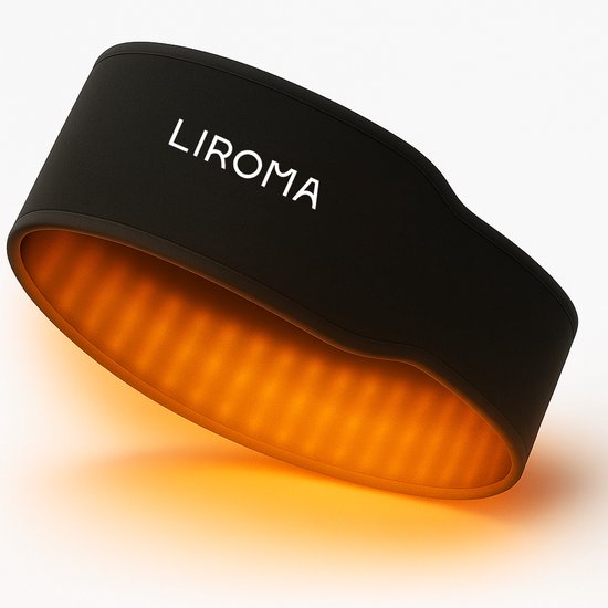 LIROMA® Tragbares Infrarot-Rückenband - Unterer Rücken, Schultern, Beine - Infrarot-Therapie - Fern-Infrarot - Infrarot-Lampe - Schlankheits-Band - Fitness-Gürtel - Wärmeband - Rotlicht-Therapie - Rotlicht-Therapie
