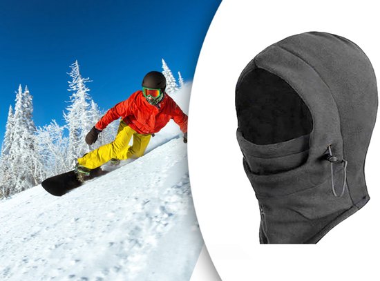 Balaclava- Sturmhaube - Ski-/Snowboard Gesichtsmaske - Halswärmer unisex schwarz