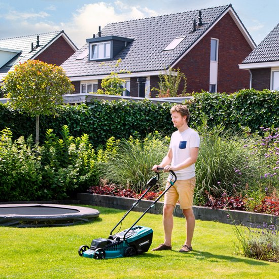 VONROC Akku-Rasenmäher - 40V - 33cm - Zentrale Höhenverstellung - Ohne Akku & Ladegerät
