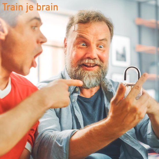 Happy Goods Lockpick Set - 32-teilig - Survival Kit - Anfänger & Profi - 3x Übung Schloss - orange