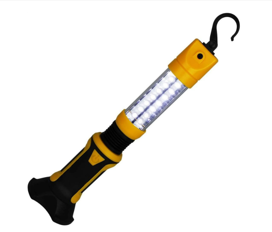 Stanley LED-Arbeitsleuchte, 14 LEDs, 90 Lumen, mit Magnet und Aufhängehaken – 30 x 8 x 8 cm