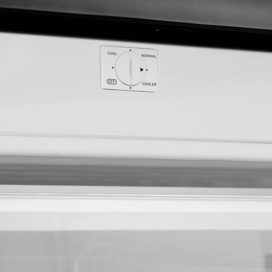 Inventum VR550B Tischgefriertruhe, 88 Liter – 55 cm breit – Energieeffizienzklasse D – Tiefkühlgerät – Kompakt – Freistehend – 3 Schubladen – Schwarz