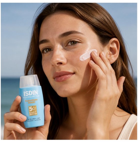 ISDIN – Fotoprotector Fusion Water Magic SPF50+ – 50 ml – Sonnenschutz für das Gesicht