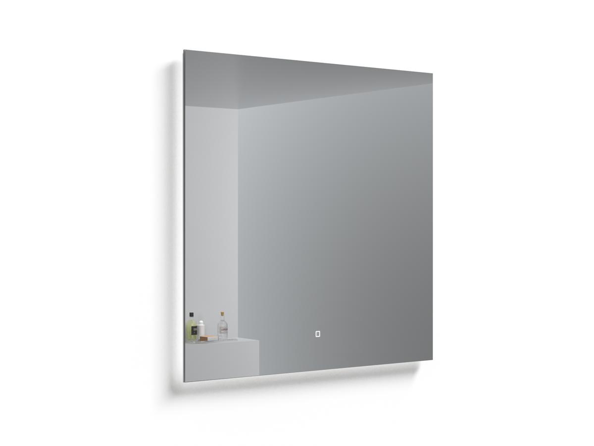 Kame Gama Badezimmermöbel-Set – Brown Oak – inklusive Spiegel – 80 cm