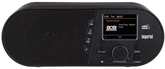 Imperial DABMAN d105 Kompaktes DAB+ / FM / Bluetooth-Radio Schwarz