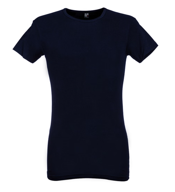 Alan Red Basic T-Shirt – 4er-Pack – Größe XXXL – Marineblau