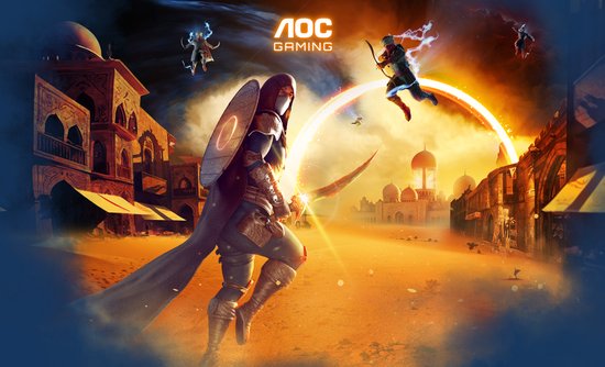 AOC C27G4ZXU – Full-HD-Curved-Monitor – Lautsprecher – USB-Hub – Ergonomisch – 280 Hz – 0,3 ms – 27 Zoll