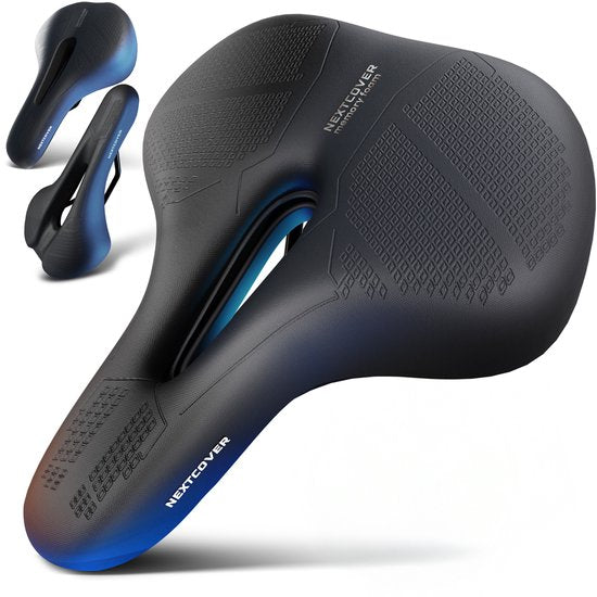 NEXTCOVER® City-Fahrradsattel mit Memory Foam 3.0 – Das Original – ergonomischer Fahrradsattel für Damen oder Herren mit Memory Foam 3.0 für maximalen Fahrkomfort – bequemer, weicher Fahrradsattel