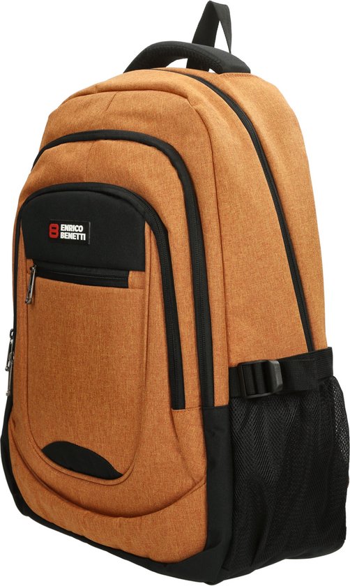 Enrico Benetti Hamburg Laptop-Rucksack – 17-Zoll-Laptop, 35,5 Liter – 62125 – Rostrot