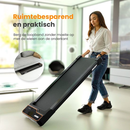 Moovv SmartStep - Laufband für Zuhause 1-6km/h - Walking Pad - Walking Band Office Electric - Fitness