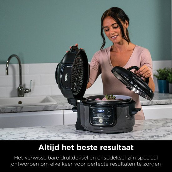 Ninja Foodi OP100EU Multicooker – Kompakter Multicooker – 6-in-1-Kochfunktionen