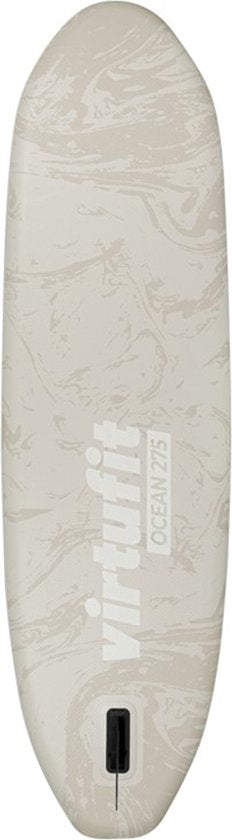 VirtuFit Supboard Ocean 275 - Sand Beige - Stand Up Paddle Board - Supboard Inflatable - Für Anfänger und Fortgeschrittene - Verstellbares Paddel - Max. 180 kg