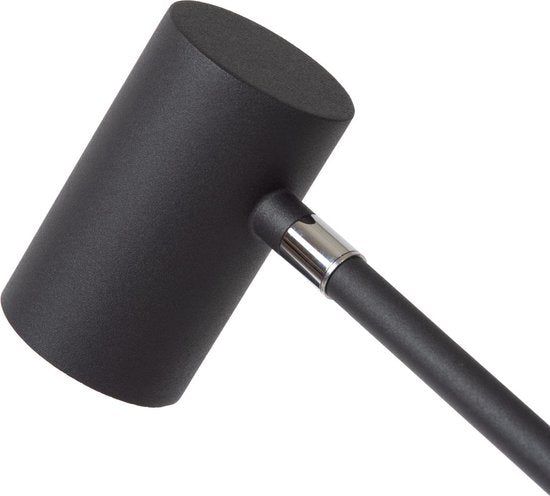 Lucide TIPIK – Wiederaufladbare Stehlampe – Akku/Batterie – LED mit 3-stufiger Dimmung – 1×3 W, 2700 K – Schwarz
