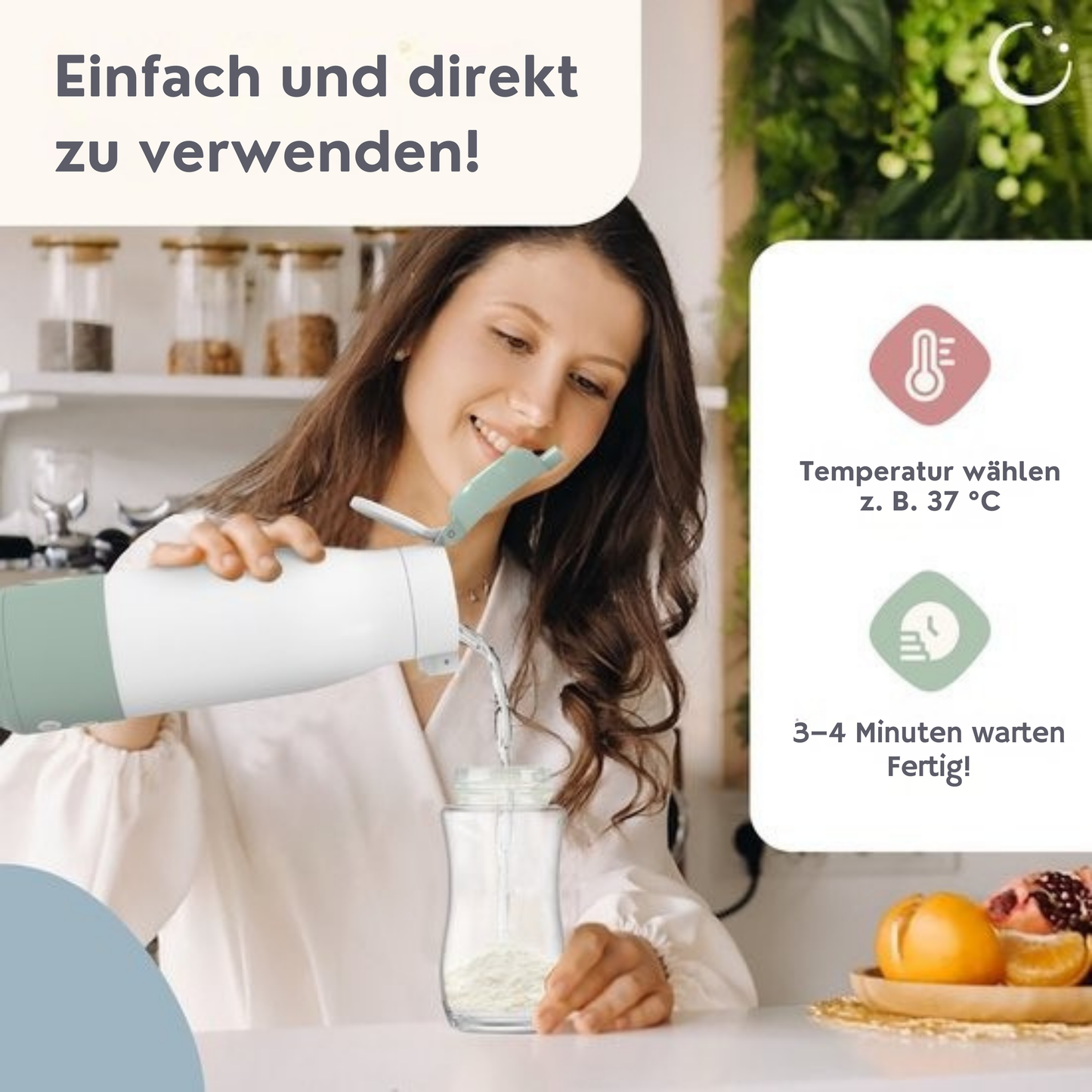Numsy Thermosflaschenwärmer für unterwegs - Kabellos - 350 mL
