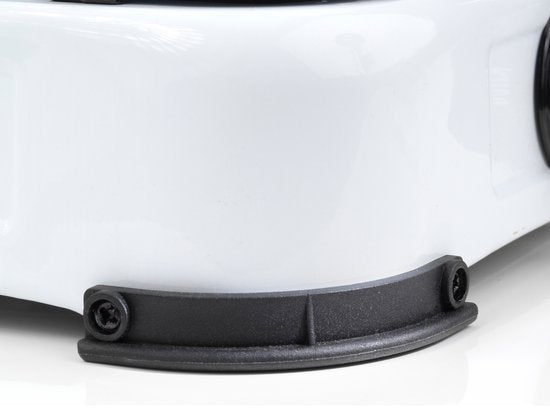 Campart Campingkocher KO-6383 – 3-flammige Campingkocher – Gaskocher mit Edelstahlbrenner – Weiß