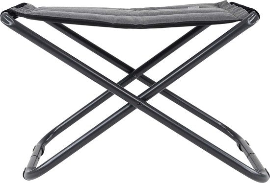 Crespo – Fußhocker für Liege – AP/306 – Tex-Comfort – Hellgrau