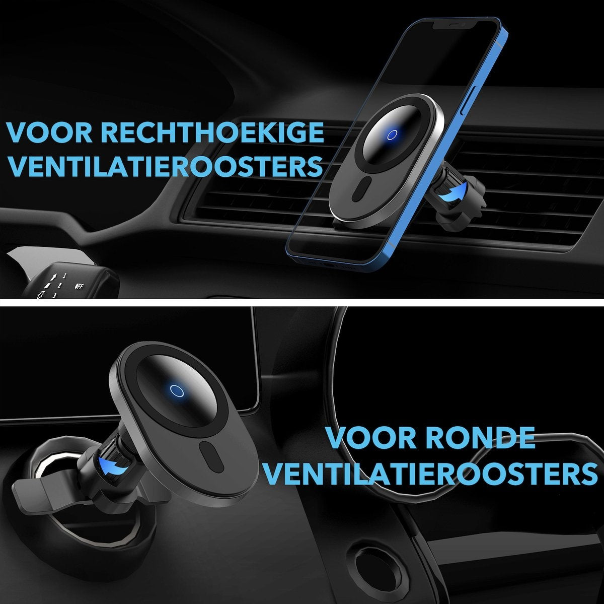 MW - MagSafe Autohalterung - MagSafe Autoladegerät - Handyhalterung Auto - Magnetische Handyhalterung Auto