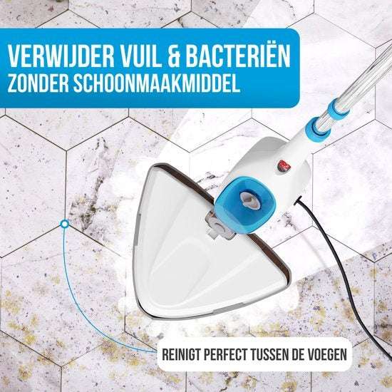 Strex - 12 in 1 Dampfreiniger & Händetrockner - Dampfreinigungsmaschine - für harte/weiche Oberflächen