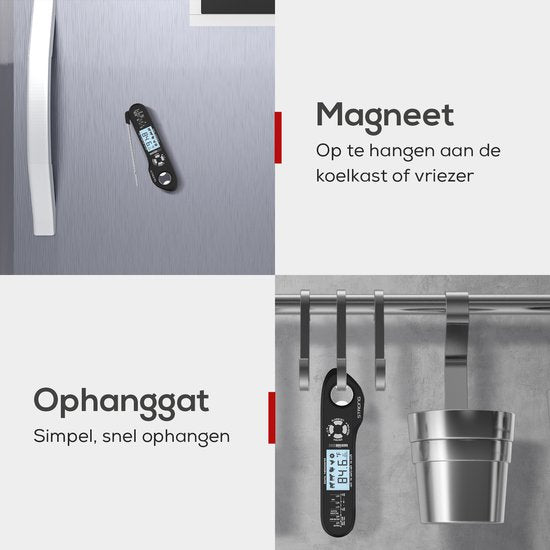 Backyard Series Fleischthermometer - Digitales Küchenthermometer - BBQ-Thermometer - Ofenthermometer