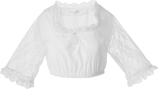 dressforfun - Dirndlbluse Fanni XXL - Faschingskostüm Kostüm Halloween Kostüm Fasching Kostüm Karneval Partykleidung - 303074