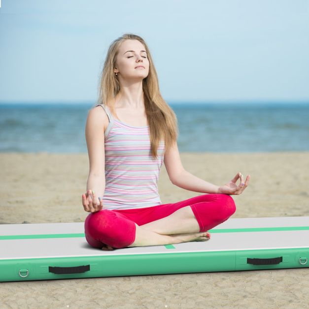 Coast Gymmat mit Kompressor - Innen und Außen - 450 x 100 x 15 cm - Grün