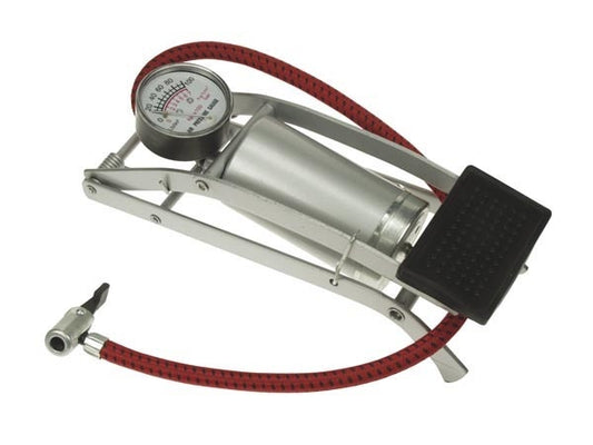 Fußpumpe mit Manometer