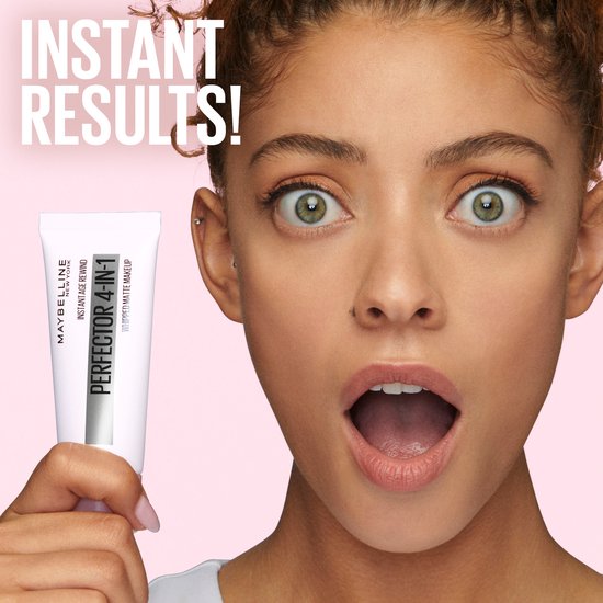 Maybelline New York – Instant Age Rewind Perfector 4-in-1 Matte – Deep – Grundierung, Concealer, BB-Creme und Puder in einer Tube – 30 ml