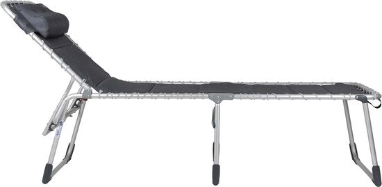 Crespo - Klappbett - AL/364 - Deluxe - Dunkelgrau