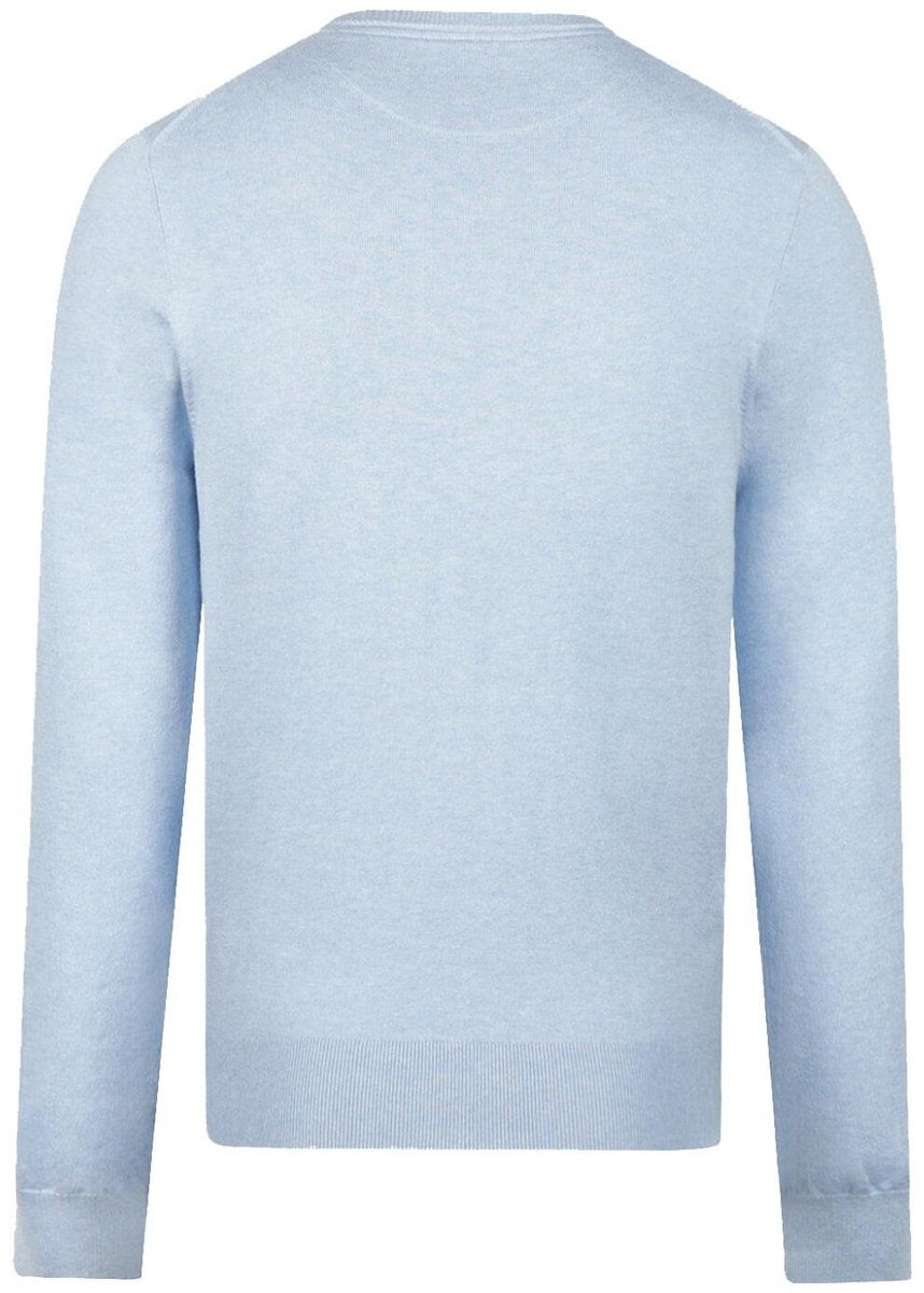 McGregor 12G Pullover mit V-Ausschnitt – Hellblau – Größe S