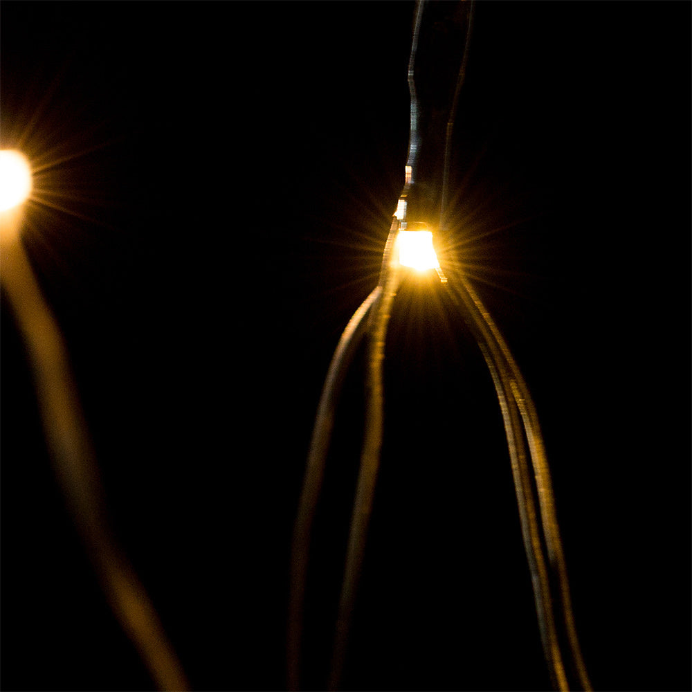 Deuba-Weihnachtslichternetz mit 160 warm-weißen LEDs | für den Innen- und Außenbereich | 200 x 150 cm | MIT Fernbedienung