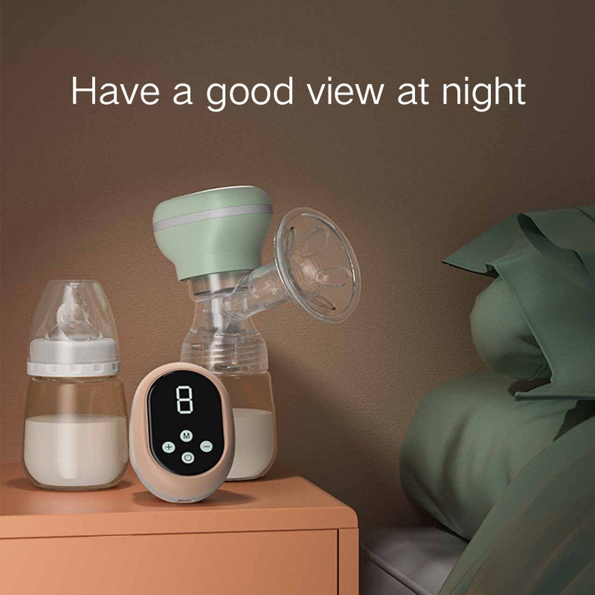 Fuegobird Wireless Electric Breast Pump - Intelligent Pumping Device Wireless-Portable Breast Pump - BPA frei