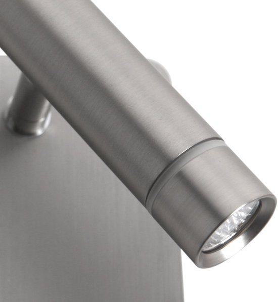 Wandleuchte Volari 4712ST – LED-Spot aus Stahl mit Lesekomfort, dreh- und neigbar, Steinhauer, modernes Design, 500 Lumen