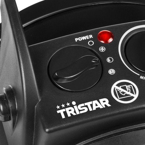 Tristar KA-5060 Industrieheizgerät – 1000 W – 2000 W – 3 Stufen – Einstellbarer Thermostat – Überhitzungsschutz – Schwarz
