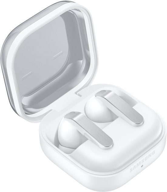 Samsung Galaxy Buds4 Pro kabellose Ohrhörer – Weiß – Adaptive ANC – Dual-Treiber – Bluetooth 6.1 – IP57 – Bis zu 30 Stunden