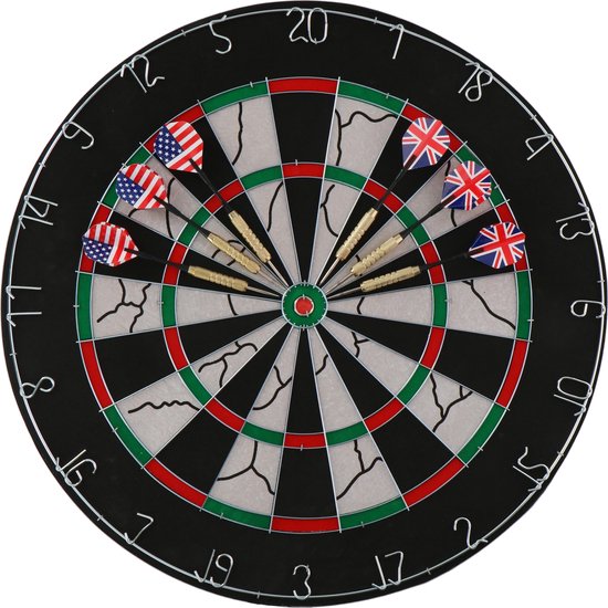 Lifetime Dartscheibe Deluxe mit Pfeilen 45cm