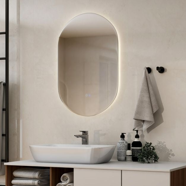 Coast Dimmbarer Led Spiegel für Badezimmer - Wandspiegel - 80x50 cm