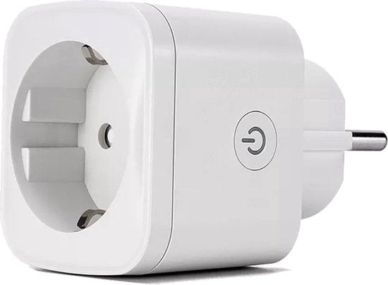 Denver Smart Plug mit Energiezähler - Erdung - Timer - Smart Plug - TUYA - Funktioniert mit Amazon Alexa und Google Home - WiFi - Für iOS und Android - SHP102