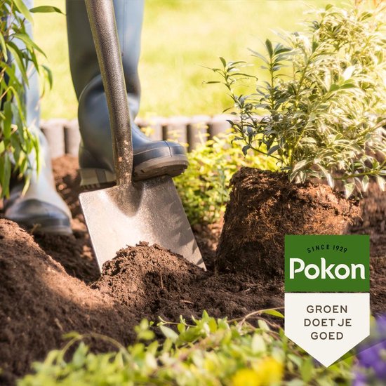 Pokon Bio Pflanzerde für Gartenpflanzen, Bäume und Hecken – 30 l – 100 Tage Nährstoffversorgung – torffrei