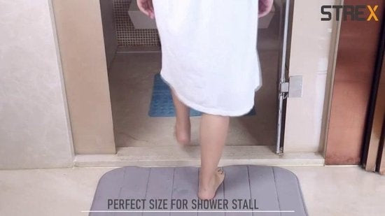 Strex Badematte / Antirutschmatte Dusche - 53x53CM - Mit Saugnäpfen - Duschmatte Antirutsch für Dusche - Badematte