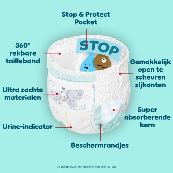 Pampers Premium Protection Pants Größe 4, 168 Windelhosen, 9 kg–15 kg