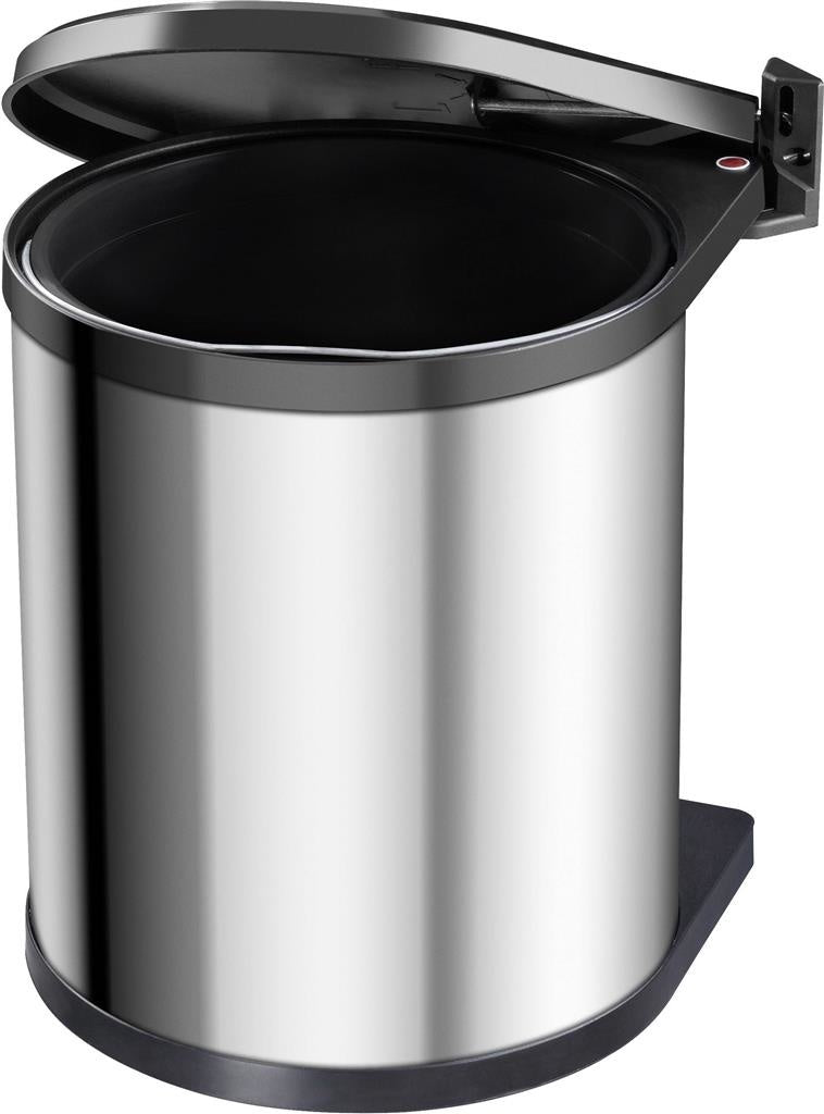 Hailo Compact-Box M Mülleimer - 15 l - Einbauabfallbehälter - Edelstahl