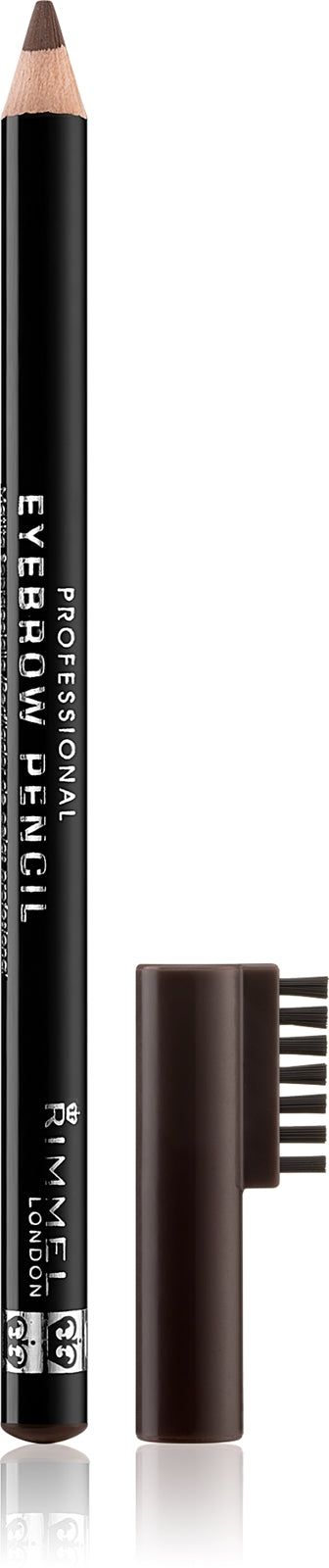 Rimmel London Professional Augenbrauenstift – 002 Hazel – Braun – Mit Pinselchen