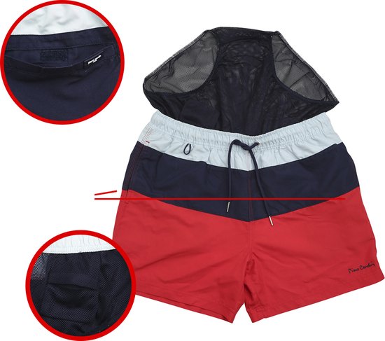 Pierre Cardin - Blocked Swim Short für Herren - Multi - Größe XL