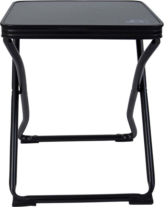 Bo-Camp - Hocker + Ablage - klappbar - Schwarz