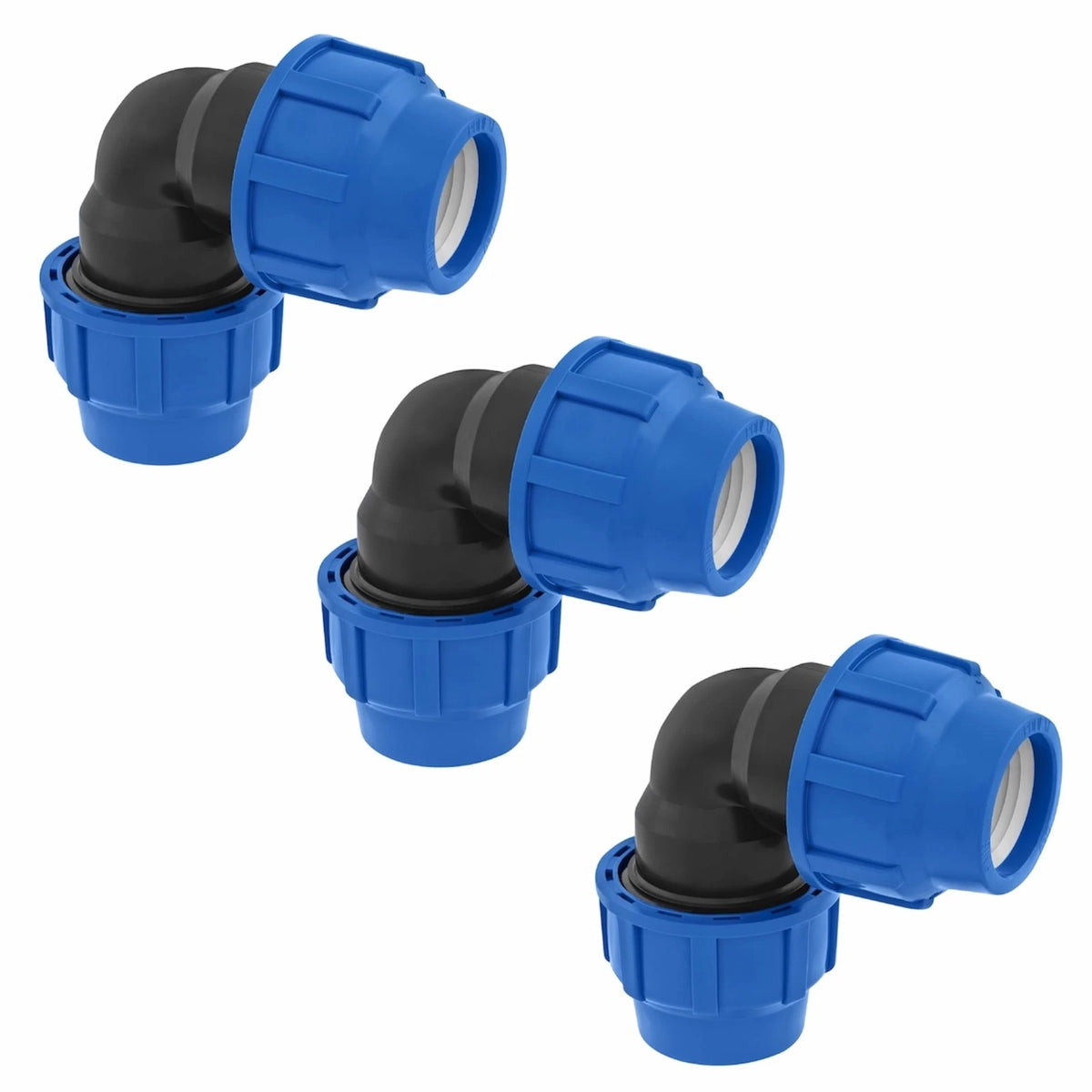 PE 25 mm 90°-Bogen – PN16 – DVGW-zertifiziert – Trinkwasser
