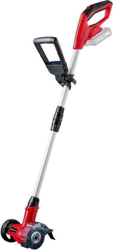 Einhell Akku-Fugenreiniger GE-CC 18 Li Solo – Power X-Change – 18 V/Li-Ion – 1200 U/min – Bürstendurchmesser: 10 cm – inkl. Stahl- und Nylonbürste – ohne Akku und Ladegerät